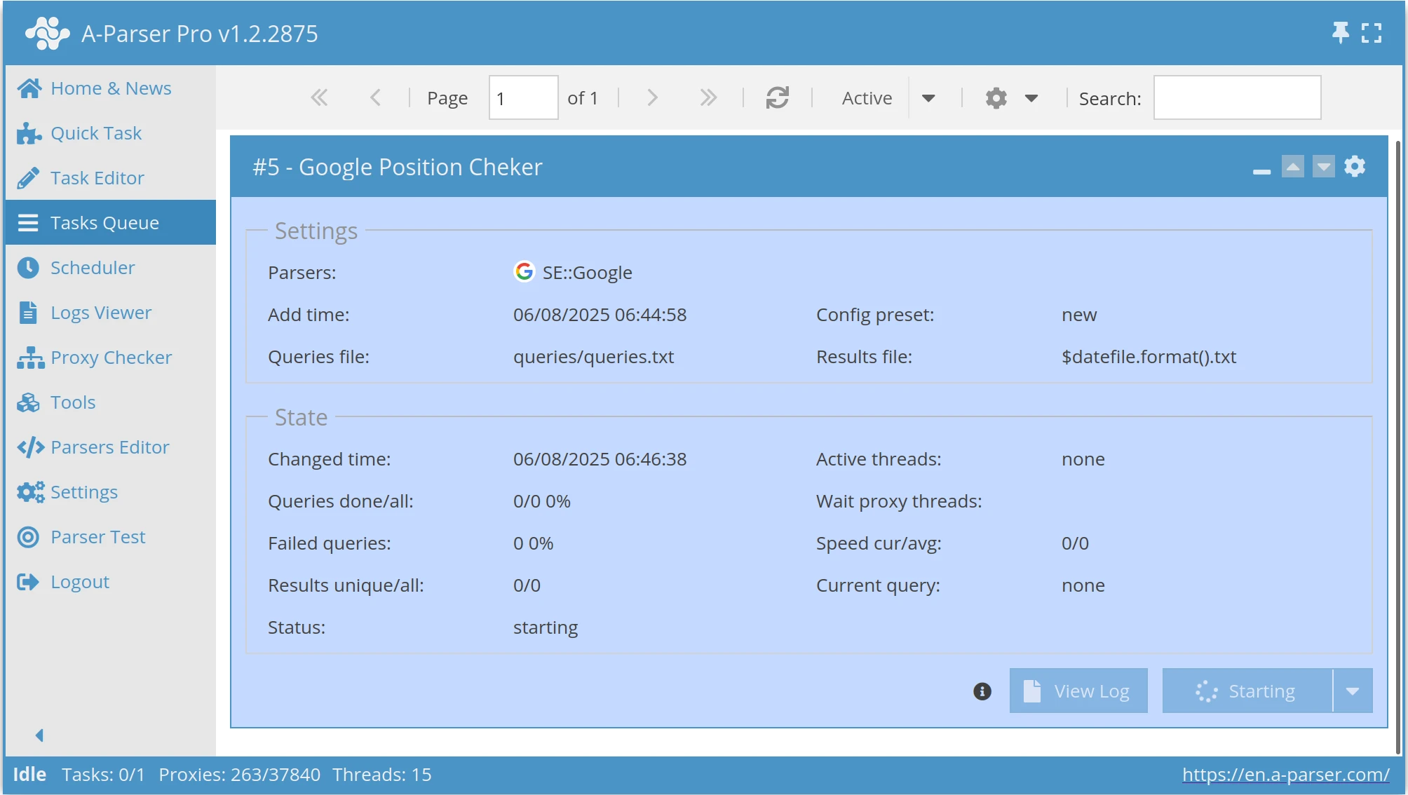 A-Parser for business illustration