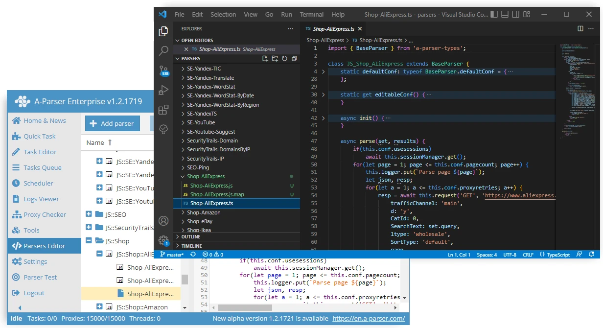 Screenshot for Developers