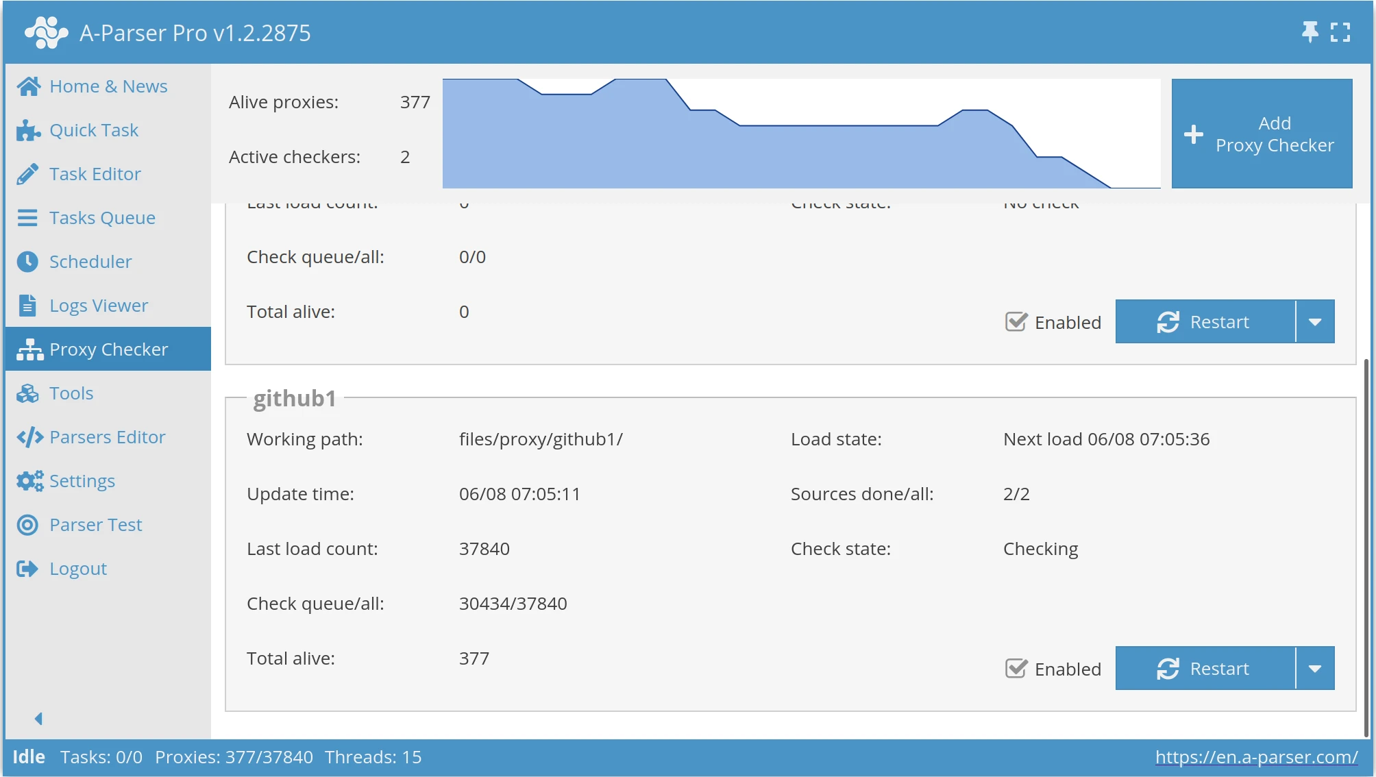 A-Parser bonus proxies
